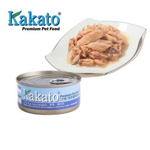 Kakato 卡格餐食罐 (鮪魚、鯖花魚)70g