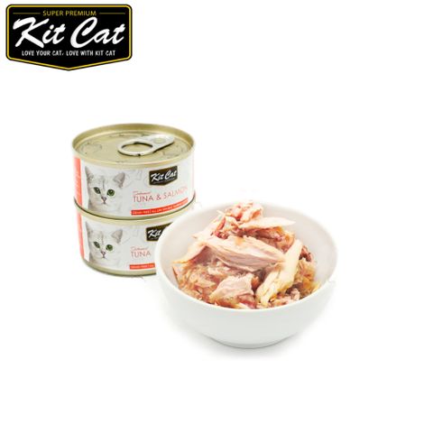 Kit Cat貓罐-鮪魚.鮭魚 80g*24入