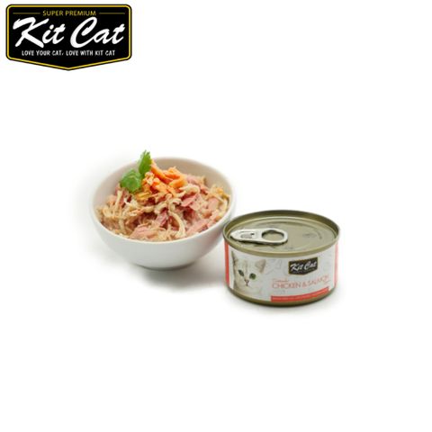 Kit Cat貓罐-雞肉.鮭魚 80g*24入