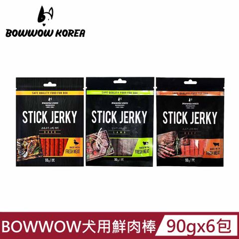 BOWWOW 犬用鮮肉棒 90g x6包 狗零食 寵物零食