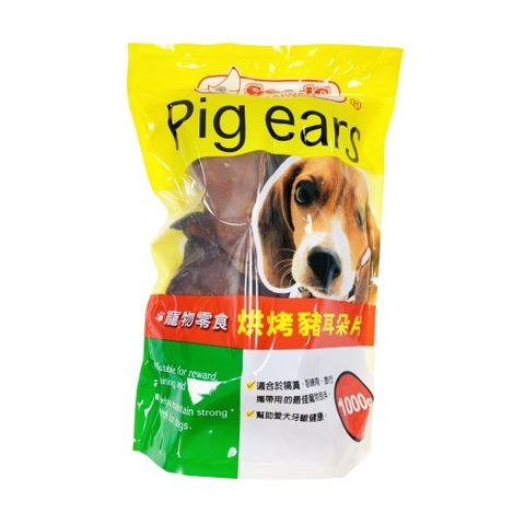 Seeds 惜時 聖萊西-寵物零食-烘烤豬耳朵片(Pig Ears)1000g (PE-1KG)