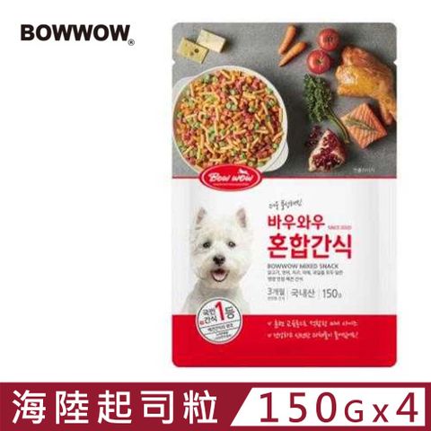 BOWWOW 【4入組】高鈣海陸起司粒 150G (41-469-1)