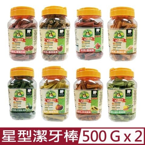 【2入組】The Green星型潔牙棒 500g