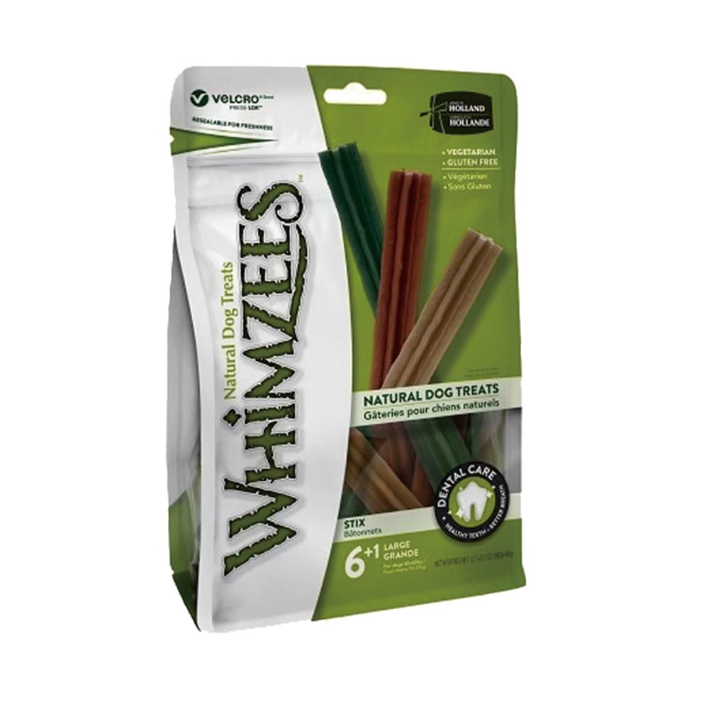 Whimzees 唯潔 -六角長條型潔牙骨超值包L(7入) 熱銷韓國