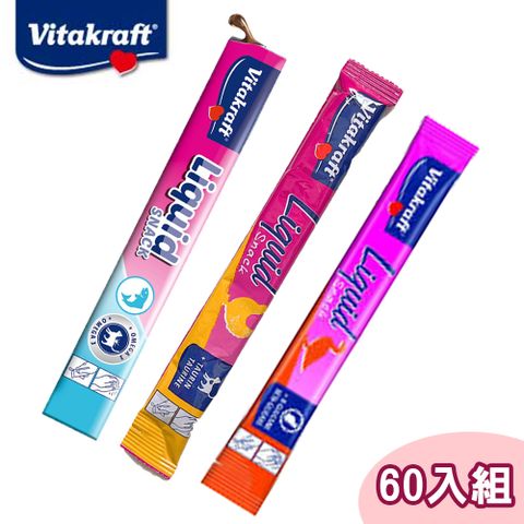 AJIDOU 味道 【60入組】德國Vitakraft VITA貓最愛泥 貓肉泥 15g 3種口味