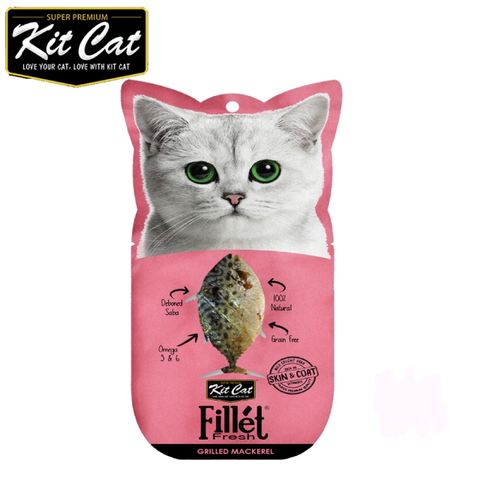 Kitcat小鮮肉系列-炙烤鯖魚柳條 30g