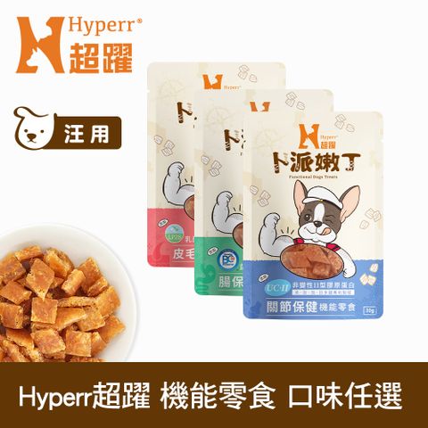 Hyperr 超躍 狗狗嫩丁機能零食 單包 口味任選 (益生菌 全面照護 腸胃 關節 皮膚)