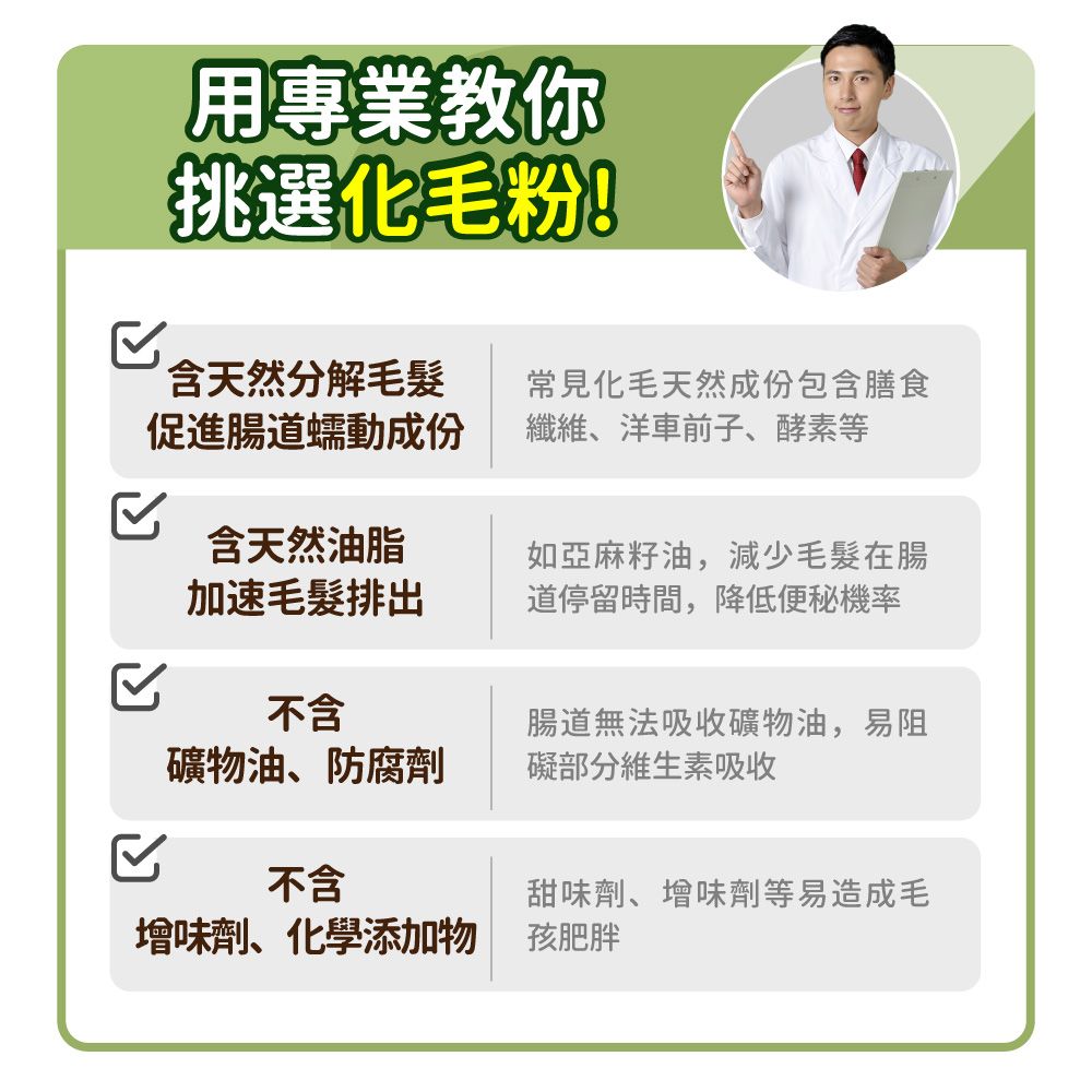 毛孩時代 犬貓天然型態6合1專利化毛粉x3盒 (30包/盒)