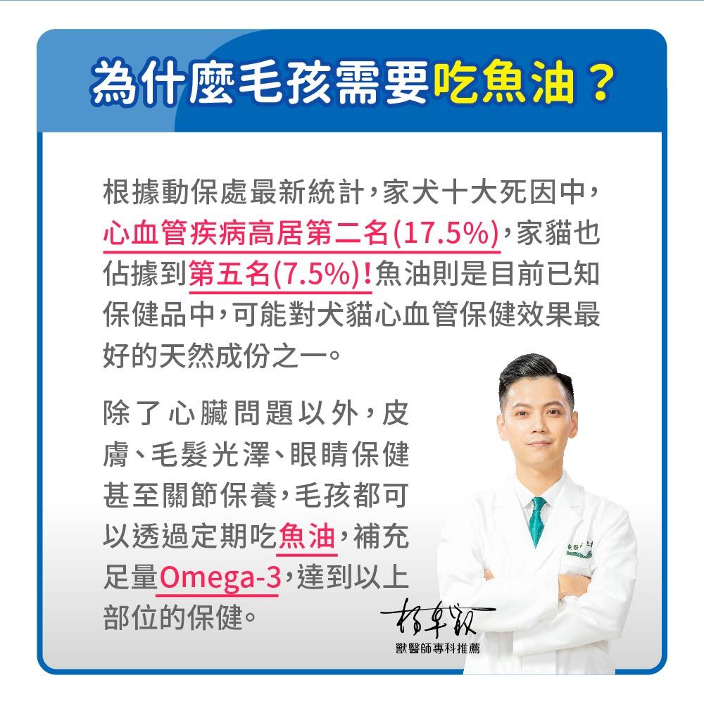 毛孩時代 95%頂級深海魚油x5盒 (30顆/盒)_(寵物保健/貓狗魚油/寵物魚油)