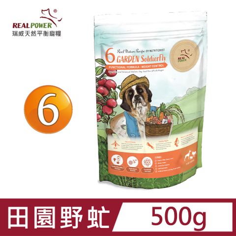 REAL POWER 瑞威寵糧 【 瑞威】天然平衡犬糧6號 田園野虻 500g
