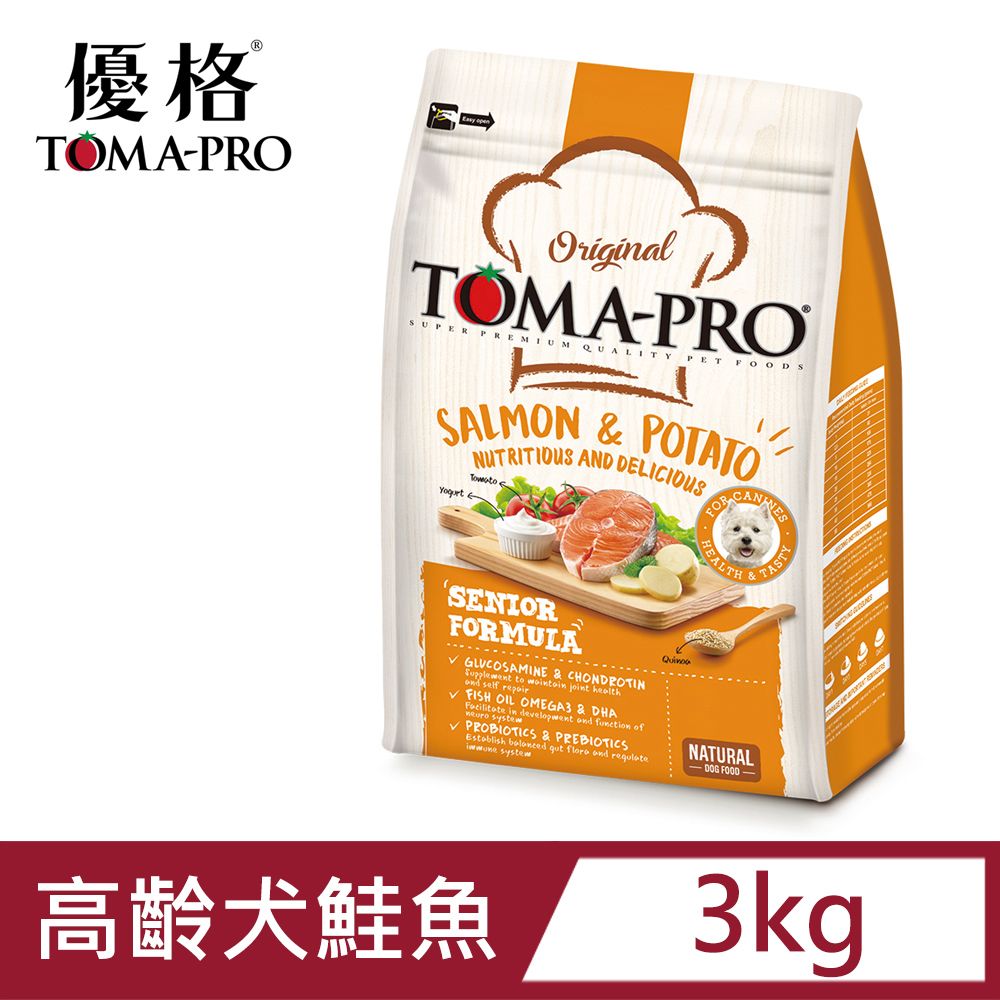 TOMA-PRO 優格  高齡犬 鮭魚配方3kg