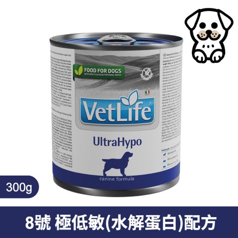 Farmina 法米納 犬用天然處方系列-犬用極低敏(水解蛋白)配方300g*6罐