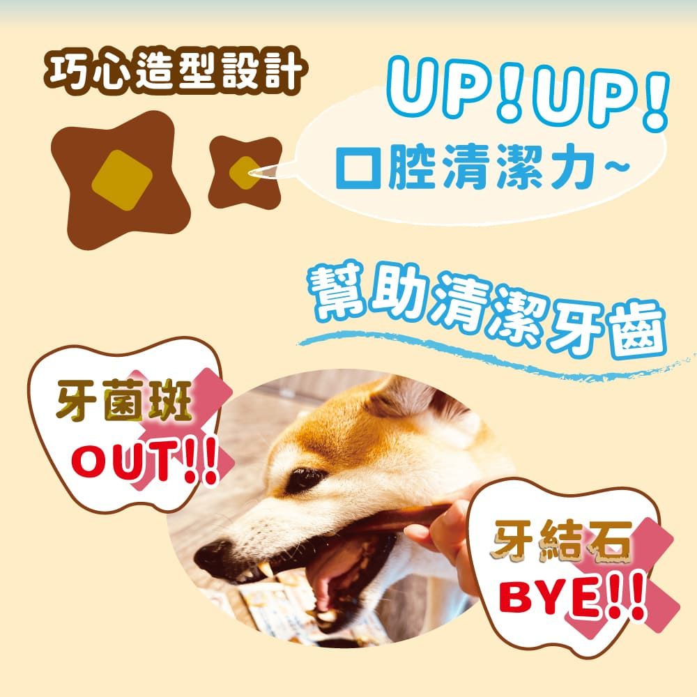 巧心造型設計 UP!UP!口腔清潔力~牙菌斑ⓇOUT!!!幫助清潔牙齒牙結石BYE!!