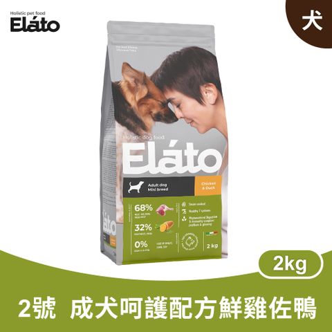 Elato 杜莎 天然無榖犬糧 ED2成犬呵護配方 鮮雞佐鴨 2kg