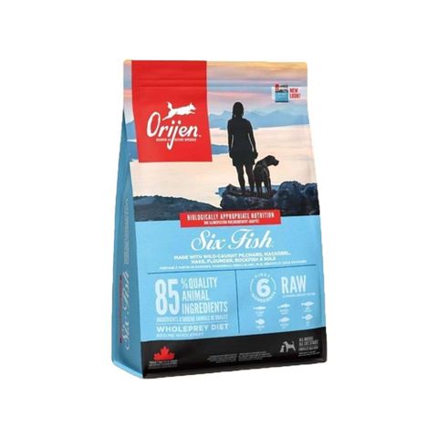 Orijen歐睿健-六種鮮魚犬 無榖配方(全齡無榖鮮肉犬糧) 1 KG/2.2 LB