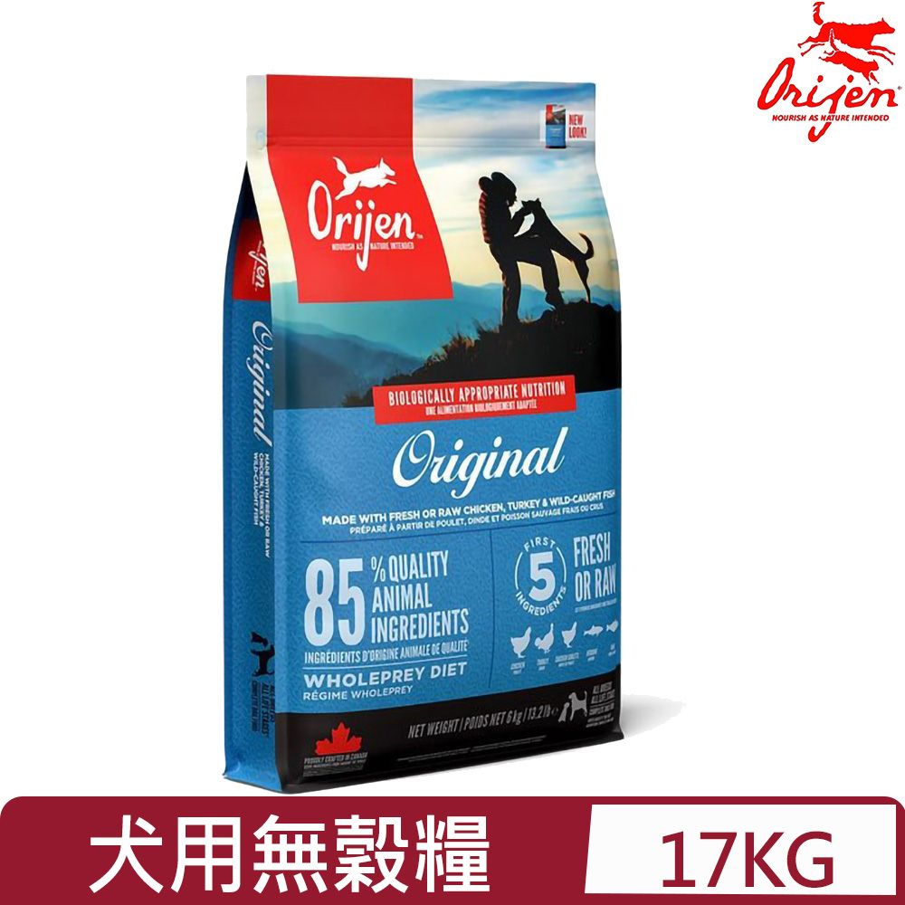 Orijen 鮮雞成犬 無榖配方(全齡無榖鮮肉犬糧) 17 KG/37.5 LB