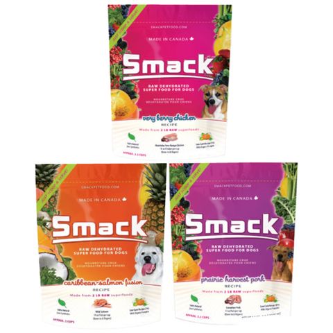 【2入組】加拿大Smack樂食客低溫風乾生肉糧系列｜狗糧 210G~250G