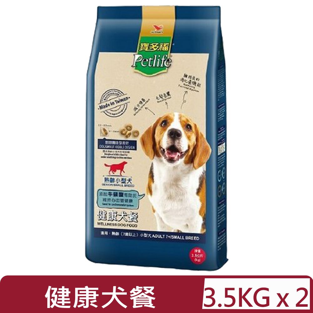 寶多福 【2入組】Petlife-健康犬餐 熟齡犬 3.5公斤(kg)關節保健配方