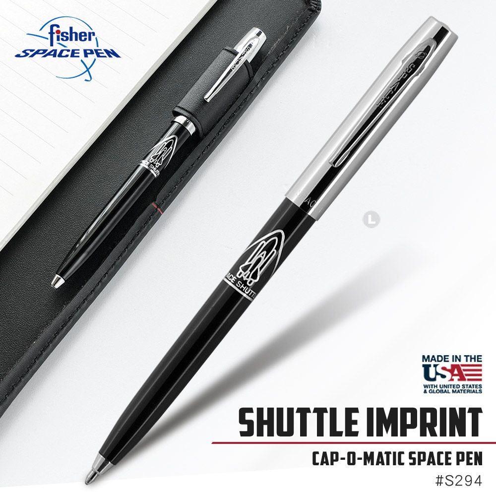 Fisher  Space Pen Cap-O-Matic S200 系列款 按壓式伸縮筆 #294 兩支合售