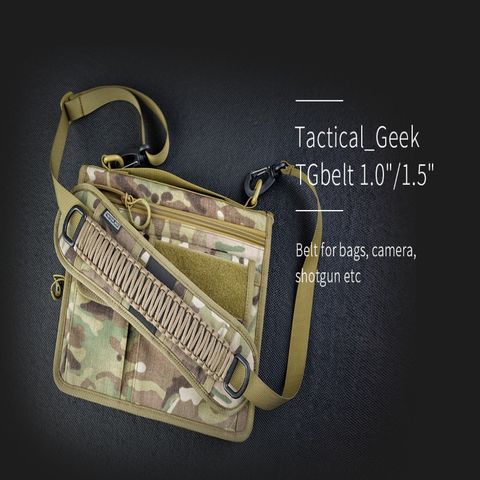 Tactical_Geek Belt with shoulder pad  戰術肩背/1.5英寸