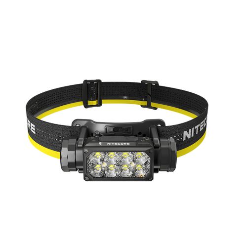 Nitecore HC65 UHE 2000流明 222米 三光源金屬高亮頭燈 紅/白光 8核UHE LED