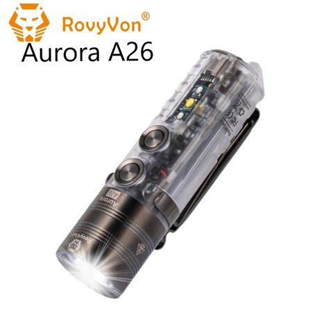 RovyVon Aurora A26 USB-C EDC 雙按鍵手電筒