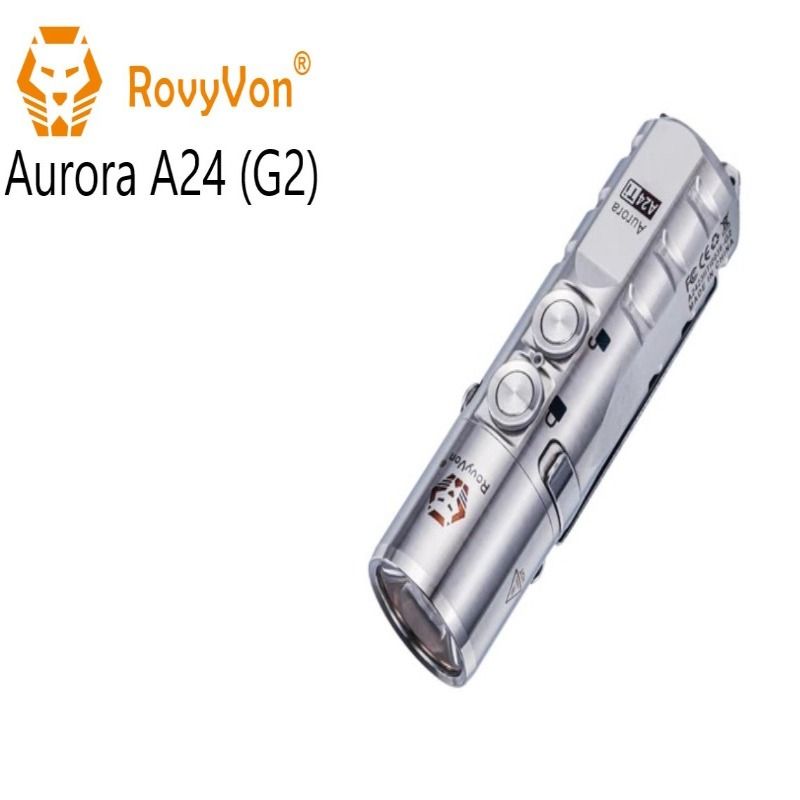 RovyVon Aurora A24(G2) TI 1000流明雙按鍵EDC手電筒- PChome