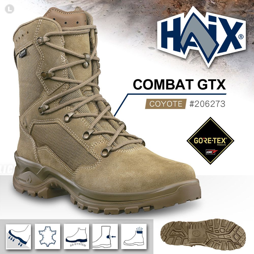 HAIX  COMBAT GTX COYOTE 高筒鞋(狼棕色) (#206273)