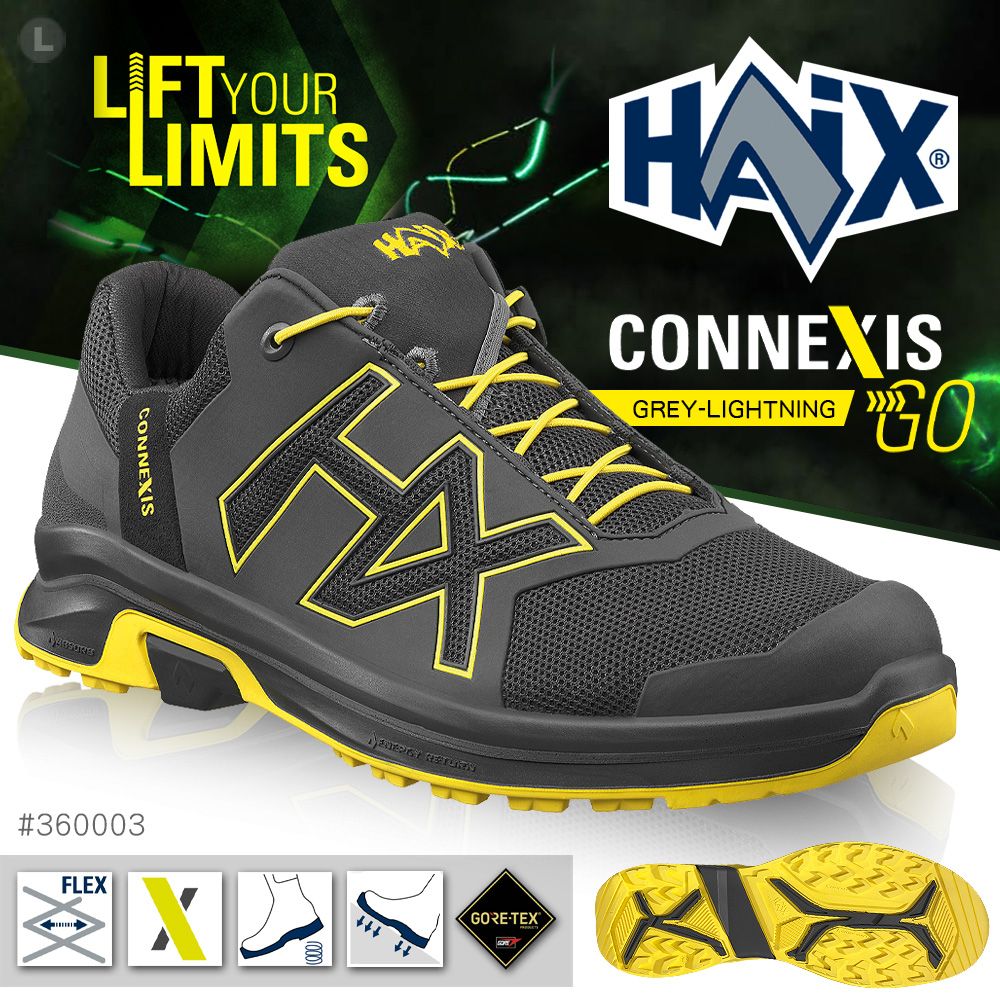 HAIX  CONNEXIS GO GTX LOW 低筒運動鞋(灰黃) (#360003)