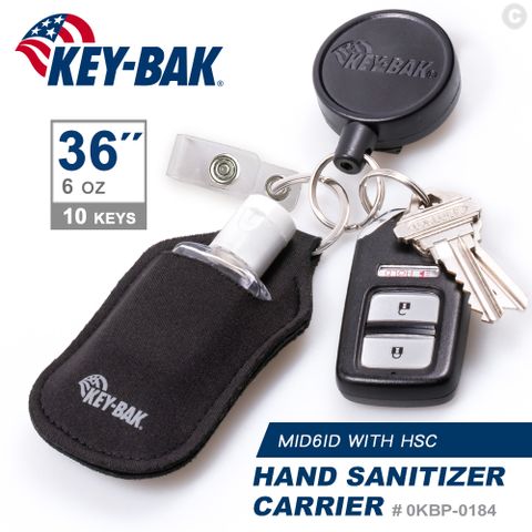 KEY BAK MID6系列 36”迷你伸縮鑰匙圈+瓶裝袋0KBP-0184