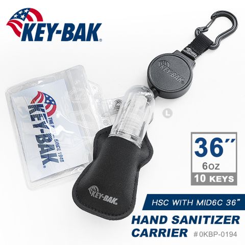 KEY BAK MID6C 系列 36”伸縮鑰匙圈+瓶裝袋 (#0KBP-0194)