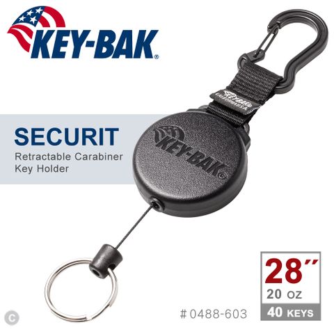 KEY-BAK SECURIT 28”極度負重伸縮鑰匙圈#0488-603