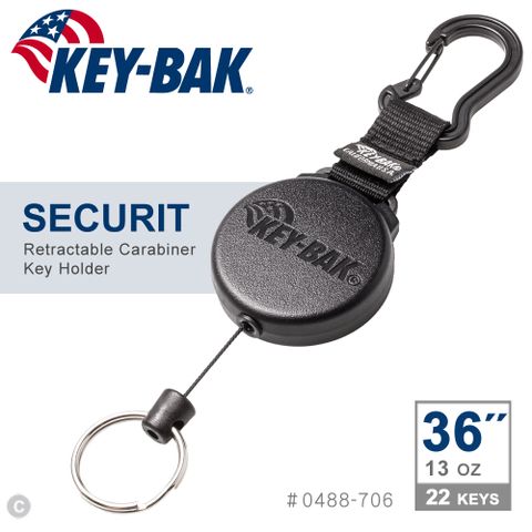 KEY-BAK SECURIT 36”超級負重伸縮鑰匙圈#0488-706