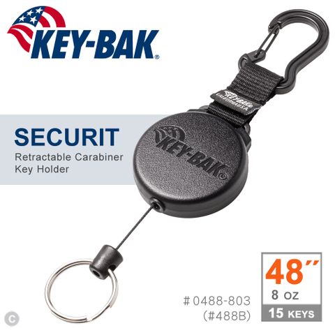 KEY-BAK SECURIT 48”負重伸縮鑰匙圈#0488-803