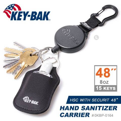 KEY BAK SECURIT系列 48”伸縮吊環式-Kevlar款+瓶裝袋 (#0KBP-0164)