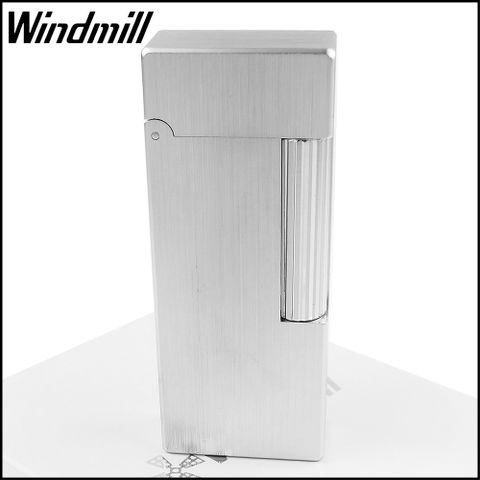 【Windmill】FOX系列-火石式燃油打火機(鍍鉻拉絲款) NO.FOX-0001