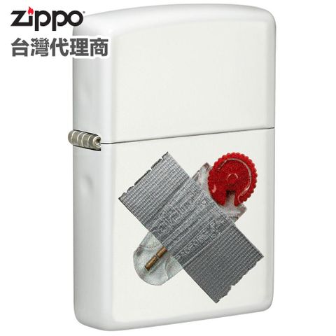 Zippo White Matte Color Image 防風打火機