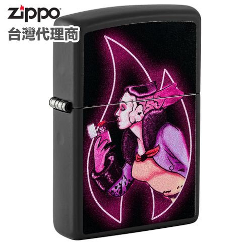 Zippo Black Matte Color Image 防風打火機