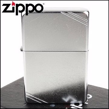 Zippo 美系~Vintage-1937復刻版打火機-街頭風鍍鉻款