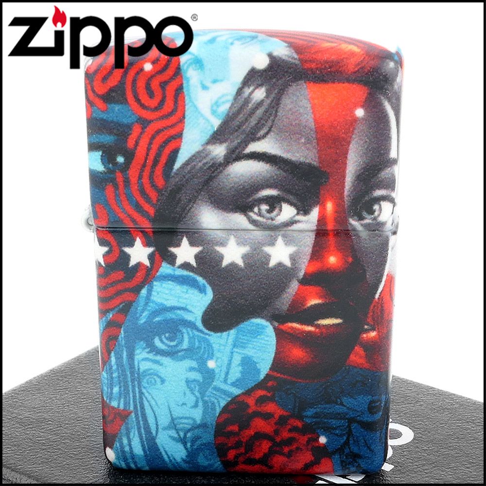 Zippo 美系~Tristan Eaton-美國力量-540色彩印工法打火機