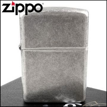 Zippo 美系~Armor Antique Silver Plate-裝甲仿古鍍銀打火機