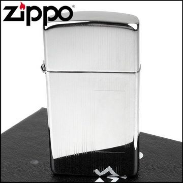 Zippo 美系~Slim Ribbon~線條雕刻正反兩面加工打火機