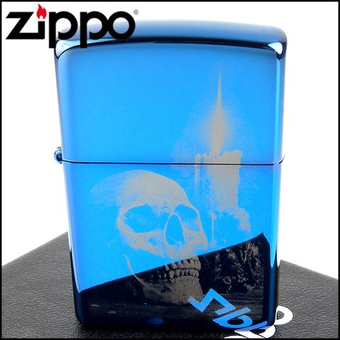 Zippo 美系~Skull Design-骷髏圖案照片成像加工打火機