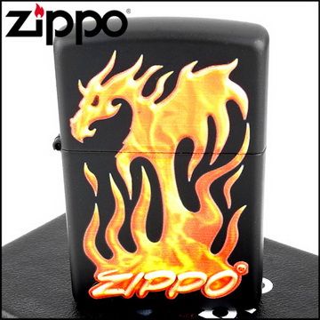 【ZIPPO】美系~Dragon Design-火焰龍立體圖案打火機