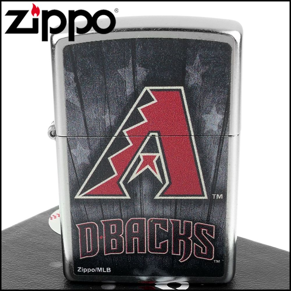 Zippo 美系~MLB美國職棒大聯盟-國聯-Arizona Diamondbacks亞利桑那響尾蛇隊