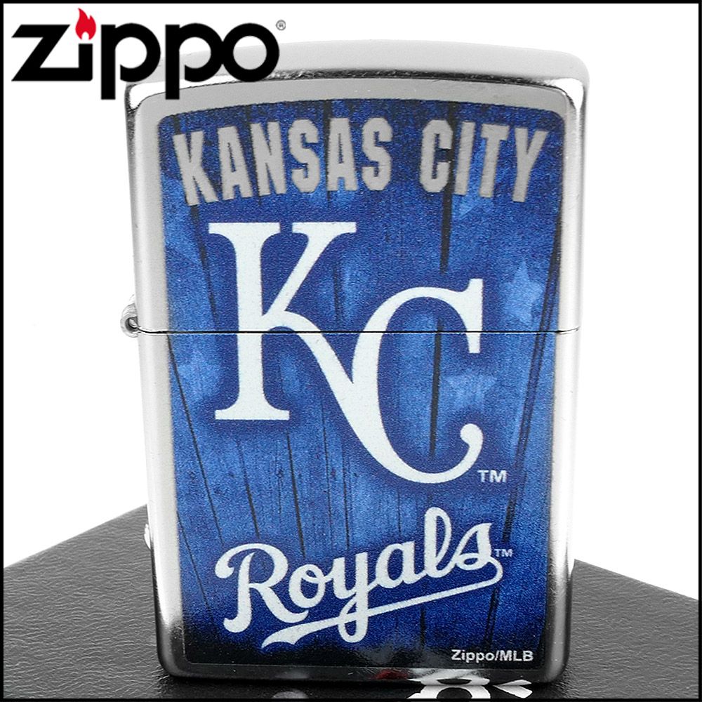 Zippo 美系~MLB美國職棒大聯盟-美聯-Kansas City Royals堪薩斯皇家隊