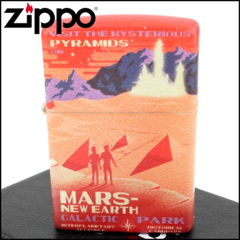 Zippo 美系~Mars-火星圖案-540色彩印工法打火機