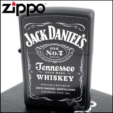 Zippo 美系~Jack Daniels威士忌-3D立體圖案打火機