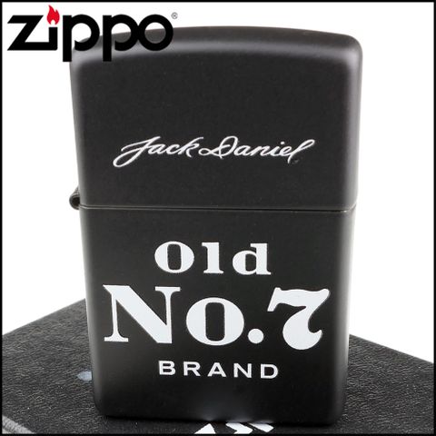 Zippo 美系~Jack Daniels威士忌-標誌圖案設計打火機