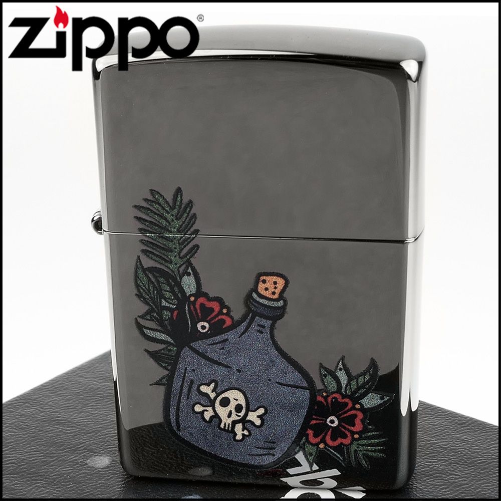 Zippo 美系~Moonshine Jug-月光酒壺圖案設計打火機